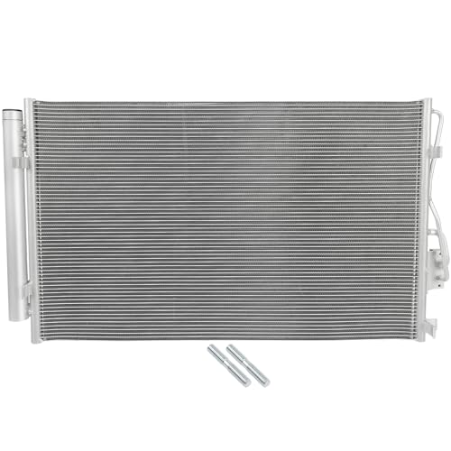 Image of Air Conditioning A /C Condenser Compatible with Hyundai Santa Fe /Kia Sorento # 3882, 940449, 976061U100, 976061U100AS