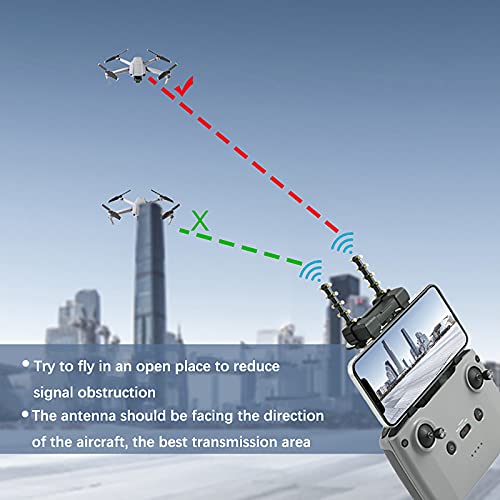 Extensor de alcance de antena de drone Yagi-UDA 5,8 ghz, compatível com DJI Air 2S/Mini 2/Mini 3 Pro