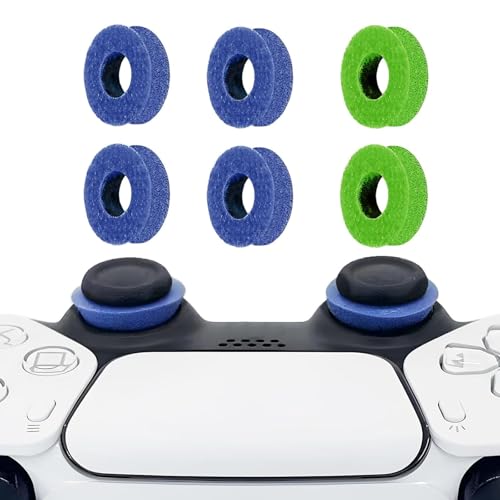 6 Pack Precision Rings Aim Assist for PS5, for PS4, Compatible with Xbox Controllers Accessories–...