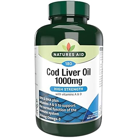 Natures Aid High Strength Cod Liver Oil Cover