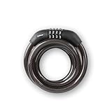 Kwikset 6 ft Combination Bicycle Cable Lock, 4-Digit, 5/8 in Diameter, Bike and Outdoor Security, 1 Pack...