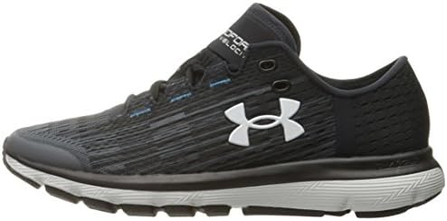 Under Armour Women's Speedform Velociti Graphic Running Shoe, Rhino Gray/Black/Glacier Gray, 6 | Image 7