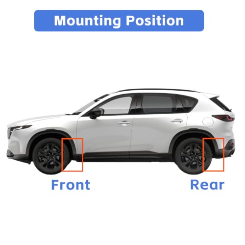 Image of Mud Flaps for 2026 Mazda CX-5 Mud Guards Splash Guards No Drilling Required Set of 4PCS All Weather Protects Against Rocks and Debris,Compatible with CX5 MudGuards Exterior Accessories