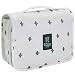 Portable Hanging Travel Toiletry Bag Waterproof Makeup Organizer Cosmetic Bag Pouch For Women Girl (White Catus)