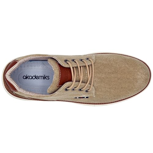 Image of AKADEMIKS Mens Dayton Oxford, Comfortable Footwear for Formal and Casual Wear