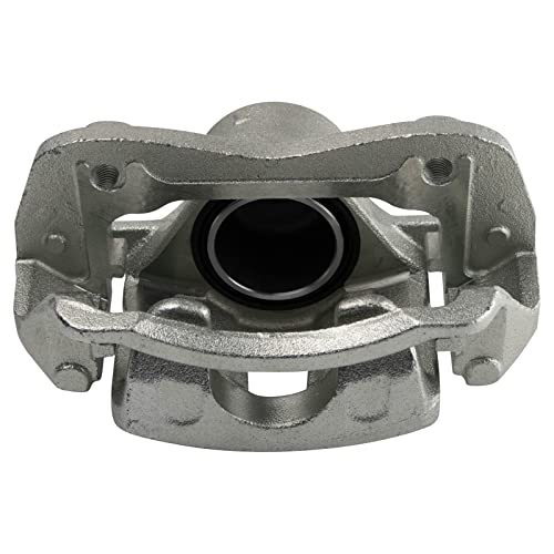 Image of TRQ Front Brake Caliper Set Brackets Hardware Zinc Coated Compatible with 2006-2010 Hyundai Sonata 2007-2010 Elantra 2006-2010 Kia Optima