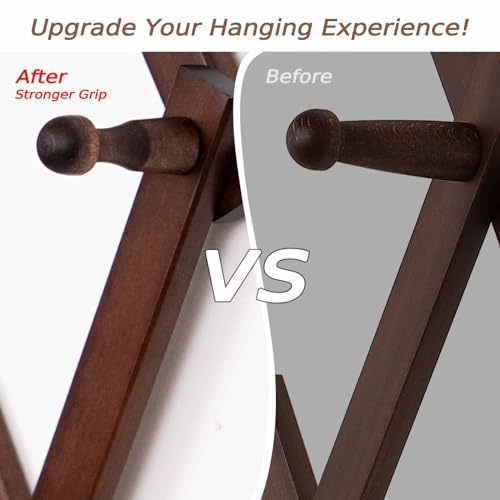 Scunda Hat Rack For Wall, Expandable Wall Hat Holder With 16 Hooks thumb #3