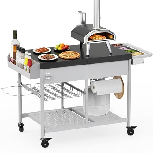 Unidanho Stainless Steel Pizza Oven Table