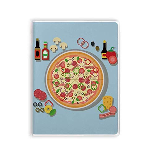Carnet de notes pizza italienne à couverture souple pour vos recettes