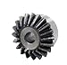 IGASHI Machinery Industrial Pinion Gear 1Pcs 2.5 Module 1:1 15-30 Tooth Bevel Gear 90 Degrees 45# Steel Mechanical Power Transmission Gear Process Hole (Size : 2.5M 17Teeth)