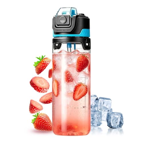 Botella rociadora de agua de 800ml con spray refrescante para gimnasio 2
