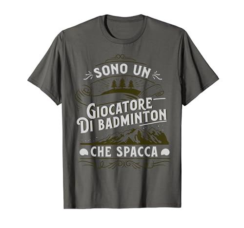 Un Giocatore Di Badminton Che Spacca Regalo Badminton T-Shirt