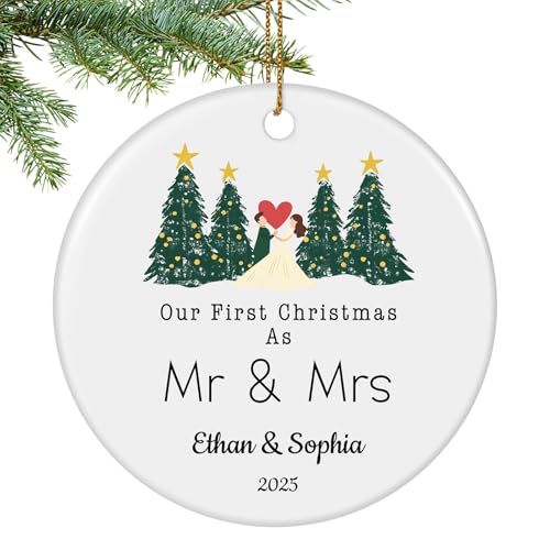 Wedding Gifts for Couples 2026, Mr and Mrs Gifts, Wedding Ornament