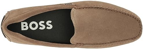 BOSS Men's Noel Suede Leather Moccasin Loafer, Buck Skin Brown, 9 | Image 4
