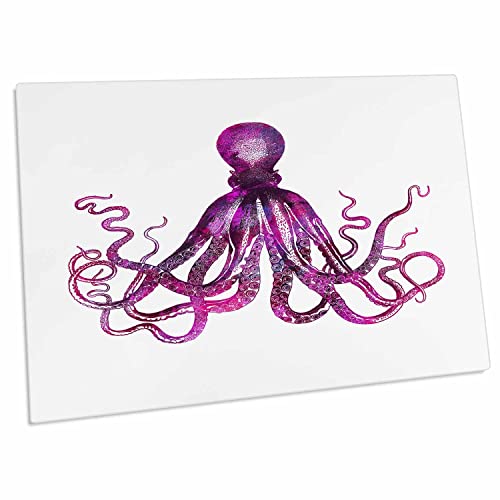 3dRose Desk Pad con diseño de pulpo rosa
