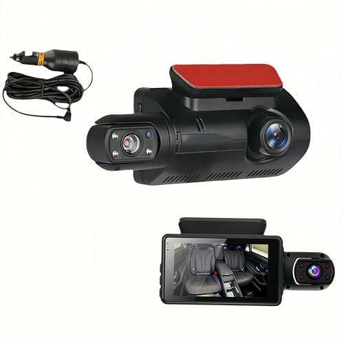 前 車内 カメラドライブレコーダー本体 1080FHD 多機能車載カメラ 超 コンパクトサイズ 信号機対策 HDR 高速起動 広角 12v 24v シガーソケット 本体