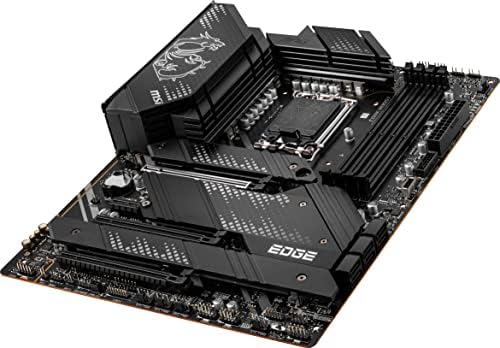 MSI MPG Z690 Edge WiFi Gaming Motherboard (ATX, 12th Gen Intel Core, LGA 1700 Socket, DDR5, PCIe 5, 2.5G LAN, M.2 Slots, Wi-Fi 6E),Z690EDGEWI
