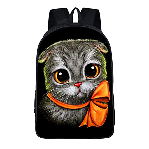 Sac à dos hommes ordinateur portable et motif 3D manga pour ados