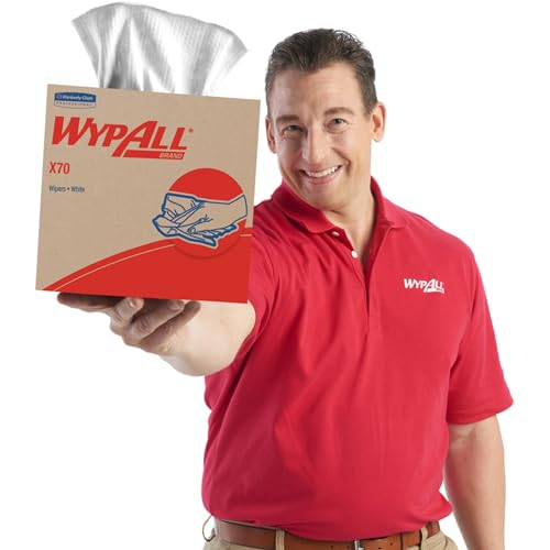 Image of X70 Cloths, POP-UP Box, 9.13 x 16.8, White, 96 /Box, 10 Boxes /Carton