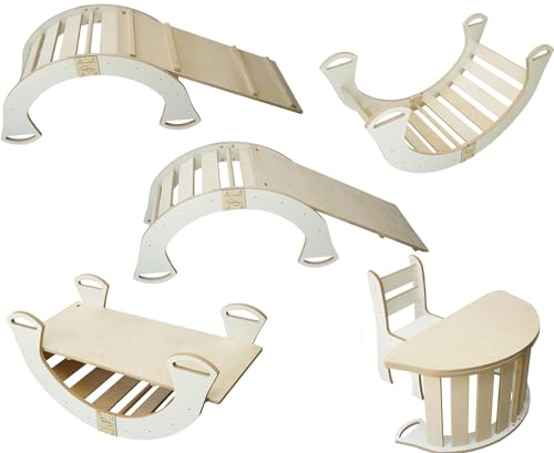 Skyline Balancelles Bascule Enfant Montessori Bebe 1 an Escalade Arche