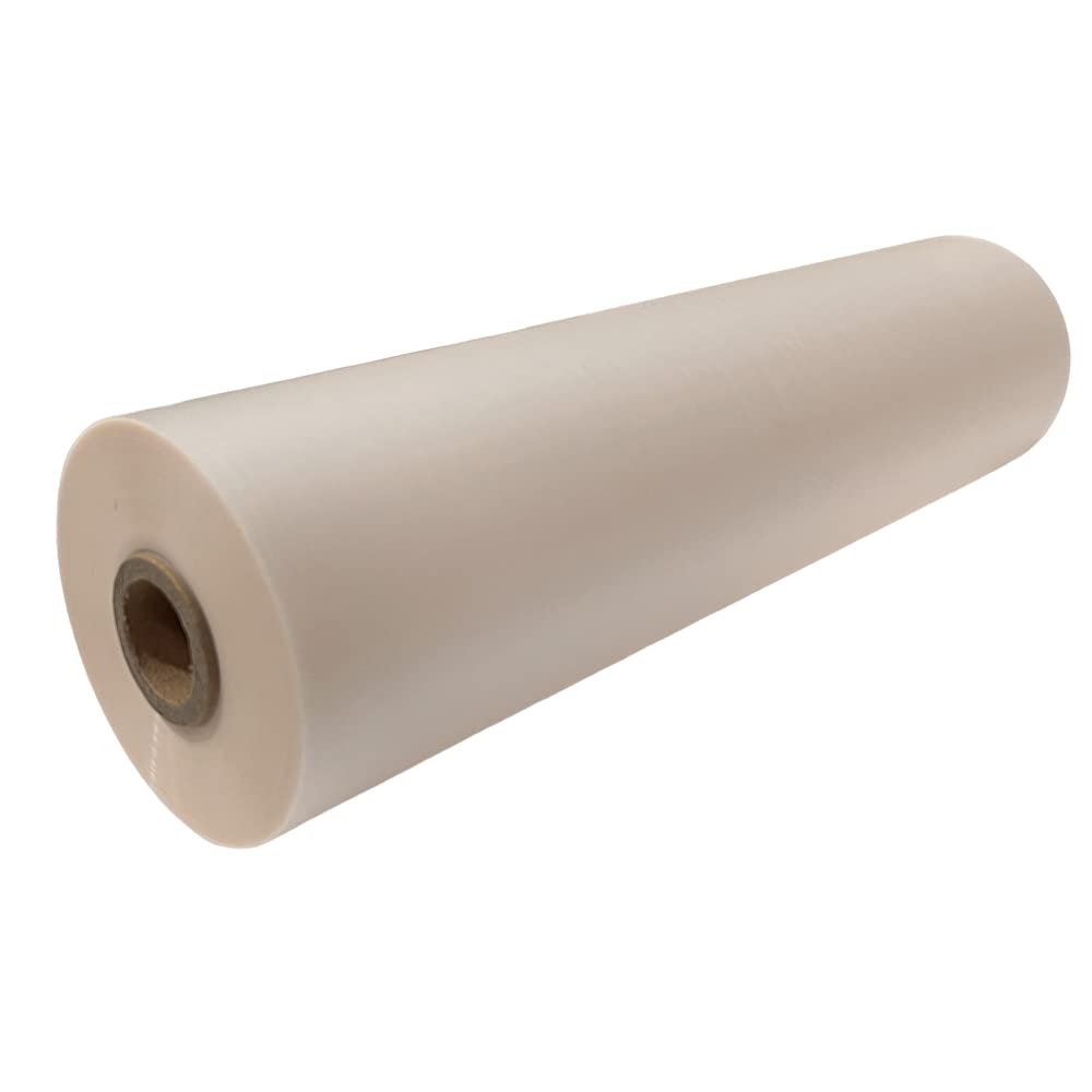 INTBUYING 656FT x 17.3IN BOPP Satin Thermal Roll Laminating Film for A2 Laminating Machine Hot Roll Laminating Film Compatible Paper PVC PET Film Aluminum Sheet