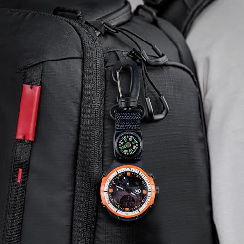Reloj de supervivencia para hombres que practican aventura y camping 7