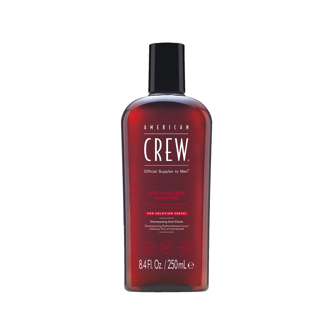 Men's Shampoo by American Crew, Fortifying Shampoo for Thinning Hair, Refreshes Scalp, 8.45 Fl Oz