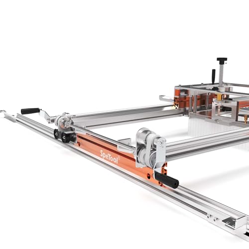 SpeTool Easy Manual Driver for Xpert Slab Flattening Mill, Easy-to-install Woodworking Accessory of Router Sled for Flattening Slabs (Router Sled NOT Included)