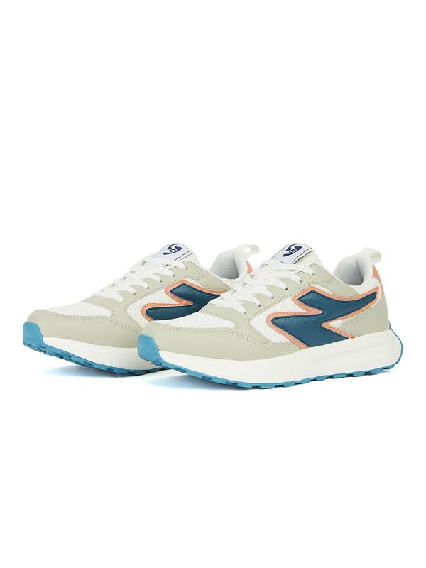 Image of SG Crest Lifestyle Shoes White /Green and Red /White Colour Available | Casual Shoes Men's & Women's | 6 to 11