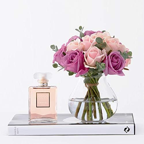 Amazon フレンチスタイル15本花束 花瓶セット 誕生日 ギフト に バラの花束 を プレゼント で12時までの注文で 翌日配達 結婚記念日 敬老の 日 母の日 父の日 パープル ピンク 花束 オンライン通販 Amazon フレンチスタイル15本花束 花瓶セット 誕生日 ギフト に バラの花束 を プレゼント で12時までの注文で 翌日配達 結婚記念日 敬老の 日 母の日 父の日 パープル ピンク 花束 オンライン通販