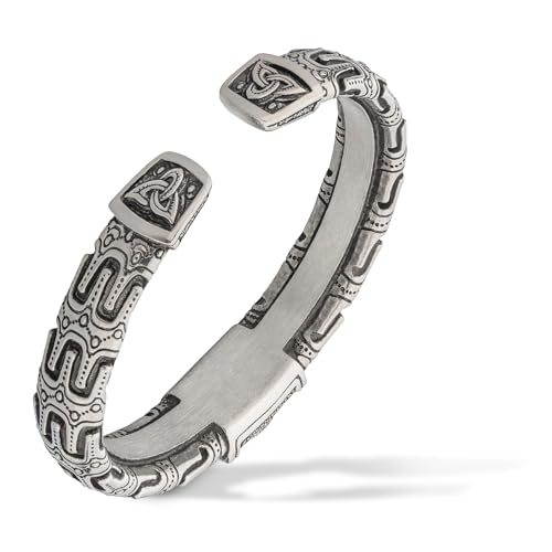 Pulsera Viking Vegvisir Ajustable de Peltre Norse miniatura 1