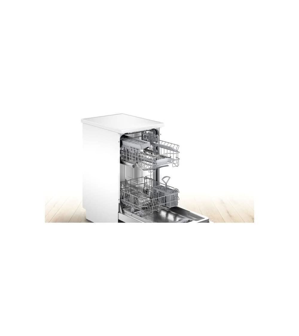 Bosch Elettrodomestici SRS2IKW04E Serie 2 - Lavavajillas de libre posicionamiento, 45 cm, color blanco