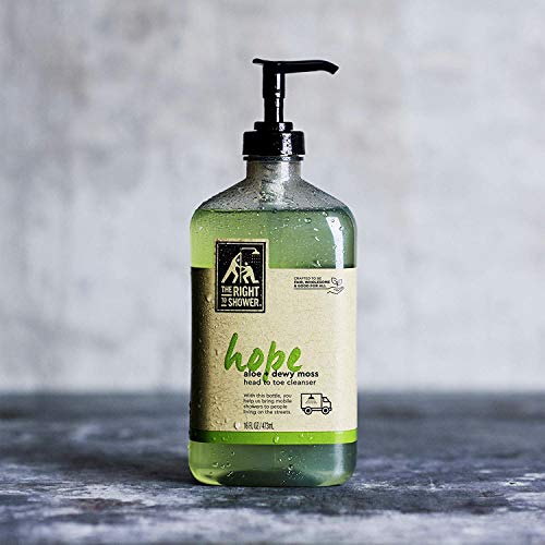 The Right to Shower Sulfate Free Body Wash, Hope, Aloe Vera + Dewy Moss, 16 Fl Oz - Image 5