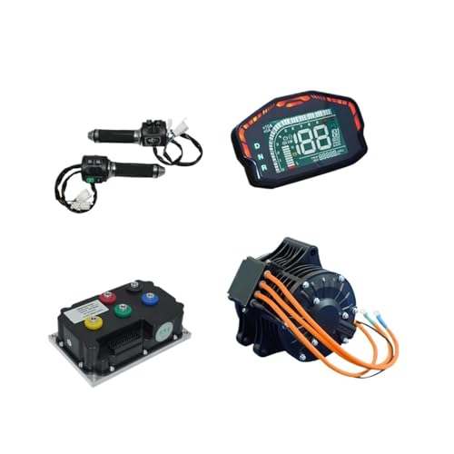 Kit eléctrico de motor accionamiento intermedio QS138 3000 W V2 70 H 72 V 100 KPH con controlador 72120Fardriver(Belt With Yq120)