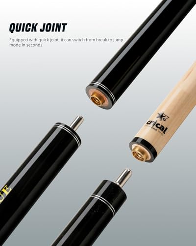 Taco de Billar Carbono 58" Profesional Juego y Salto miniatura 4