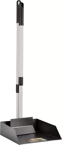 Miniatura 9 de Recolector resistente de desechos con pala, de Precision Pet, S, PlateadoNegro