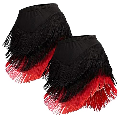 Jupe frange fluide et extensible pour optimiser les mouvements de danse latine - 6