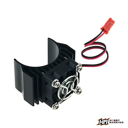 Hobbymarking 1/10 Rc Motor Heatsink Cooling Fan 30Mm Aluminum Heat Sink For 1/8 Hsp Hpi Truck Crawler Rc Car 540 550 Size Motor #TOP2