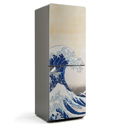 Protector de Frigorífico Resistente a Rayones y Agua con Diseño Decorativo de la Gran Ola 2