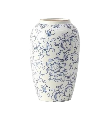 Vase en céramique contemporain pour fleur séchée et centre de table intérieur