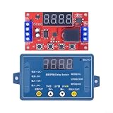 Relè temporizzatore digitale con ampia gamma da 0,01 a 9990 m, ritardatore programmabile per automazione elettrovalvola a solenoide della pompa del motore (5 V)