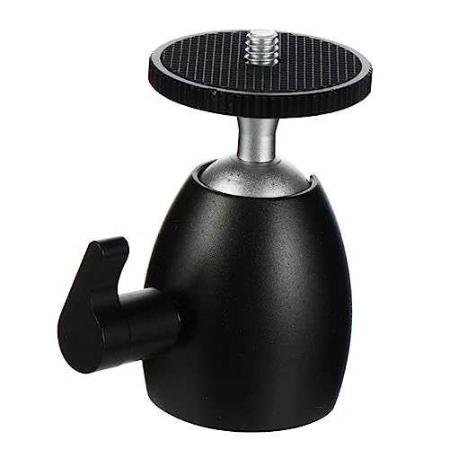 CAXUSD Professional 1/4 Screw Mini Ball Head Flash Bracket 2 Pack Universal Camera Mount Holder for Tripod Accessories