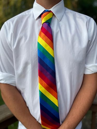 Image of tiemart Men's Striped Tie Standard Length