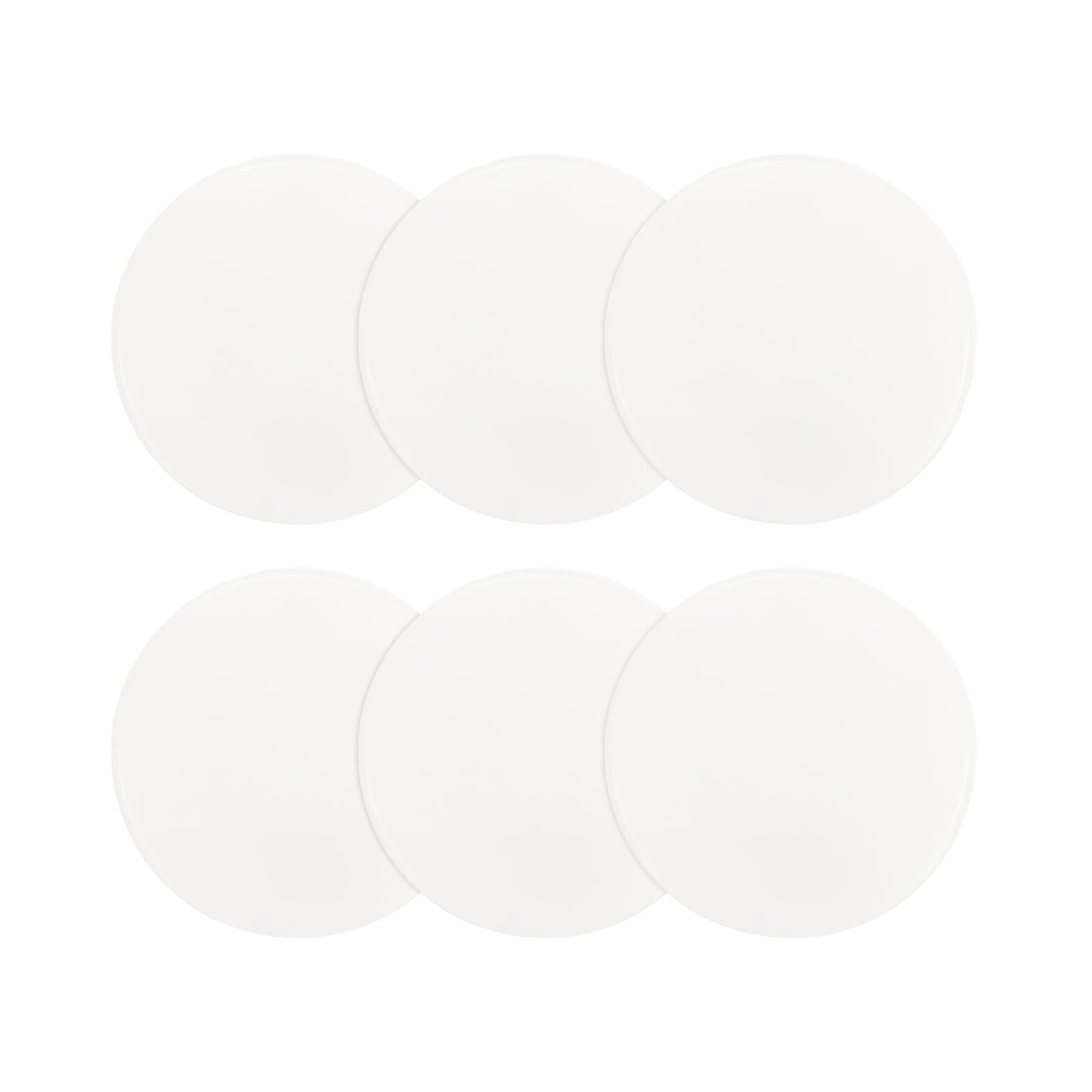 uxcell Door Stopper Wall Protector, 6Pcs 80mm/3.15" Silicone Clear Door Knob Wall Protectors with Self Back Adhesive Door Handle Bumper Stops for Home Office