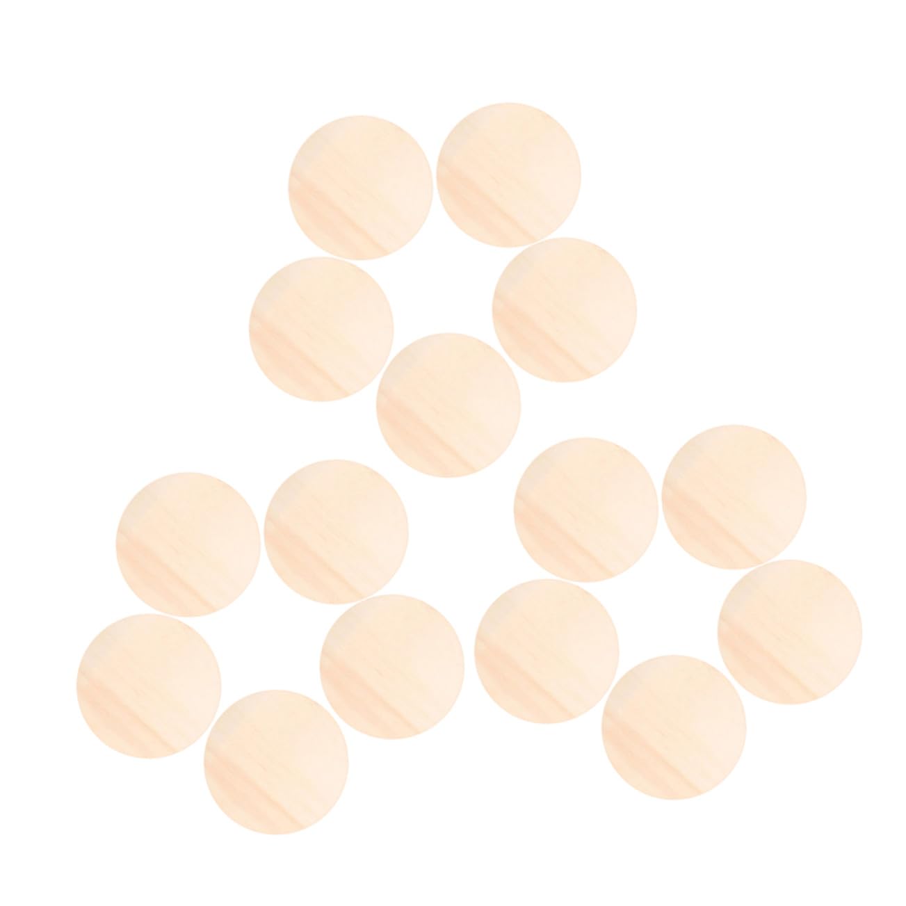 Angoily 15 piezas Discos Madera Redondos para Manualidades DIY Placas Madera sin Acabado Decoración Rústica Colgador Puerta Fiestas Bodas Navidad
