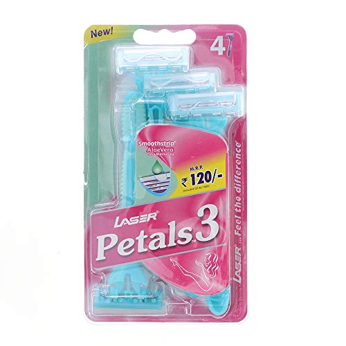 Image of Laser Petal3 Diposable Razors - Pack of 4