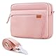 SIMTOP Damen Polyester Tablet Tasche Ipad Tablet umhängetasche 11 Zoll Wasserdicht Mehrere Fächer Tablette Schutzhülle,Kompatibel mit iPad Air 2023 zubehör für Tablets,Rosa