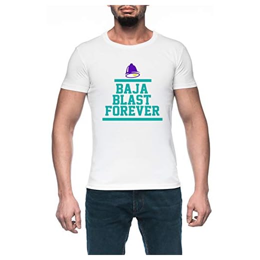 Baja 4ever Hombre Blanco Camiseta Manga Corta Men's White T-Shirt 3XL
