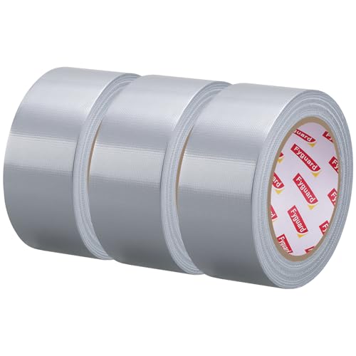 3 Rolls Duct Tape Silver-Gray, 48mm x 28m Gaffer Tape 210μ Waterp...