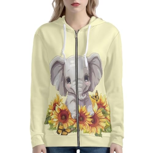Xhuibop Zip Up Hoodie for Women Long Sleeve Shirts Plus Size Sweatshirts2